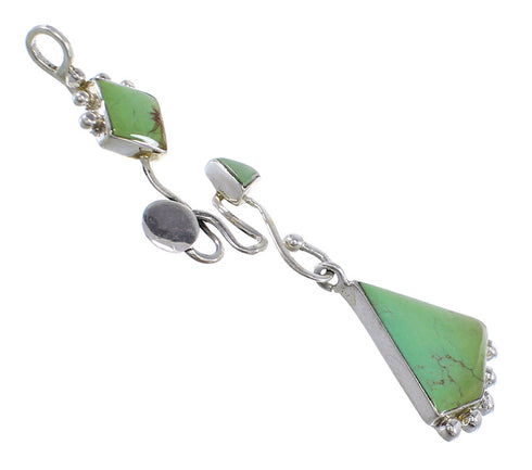 Turquoise Silver Southwest Pendant WX57860